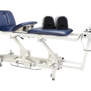 Tracion-T Power Hi-Lo Rehab Therapy Table w/ 4-Section Top & Adjustable Headrest