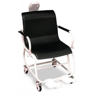 Doran DS8150 Digital Chair Scale with Full-Swivel Wheels and Anti-Tip Bar