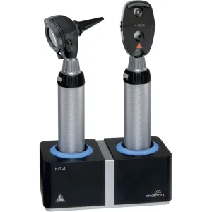 Heine NT4 Desktop Charger, w/ K180 Halogen Otoscope and K180 Halogen Ophthalmoscope HD-111