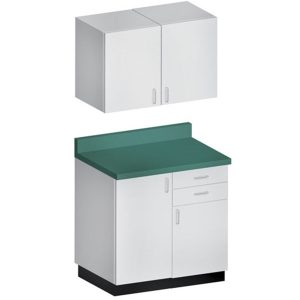 Ansar  Medical Pro-Line 36″ Base & Wall Cabinet Package