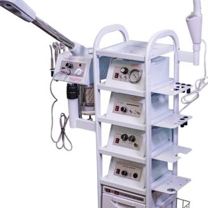 14 in 1 T4 Facial Machine with Glass Jar Steamer and Flexible Magnifying Lamp